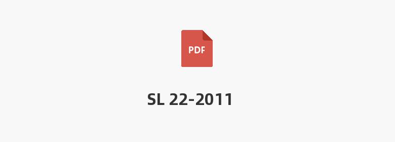 SL 22-2011